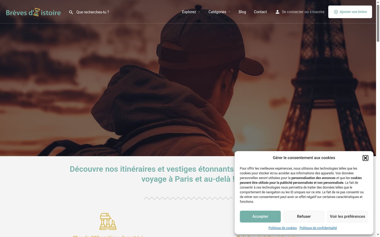 Sutikimo reklamjuostės, rodytos prieš bet kokią sąveiką, ekrano kopija