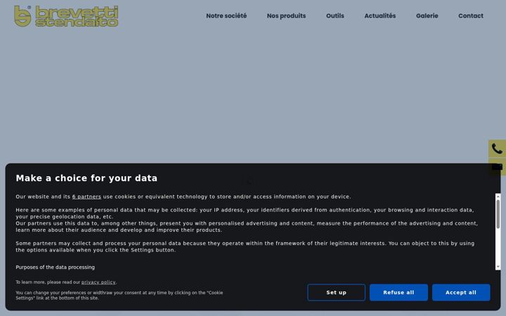 Screenshot of brevetti-france.fr