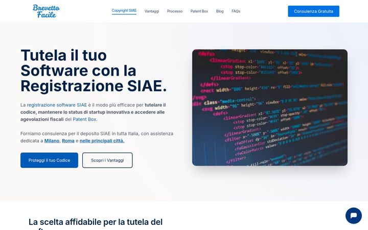 Screenshot of brevettofacile.it