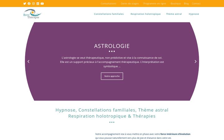 Screenshot of brevtherapie.fr