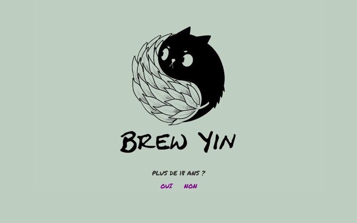 Screenshot of brew-yin.fr