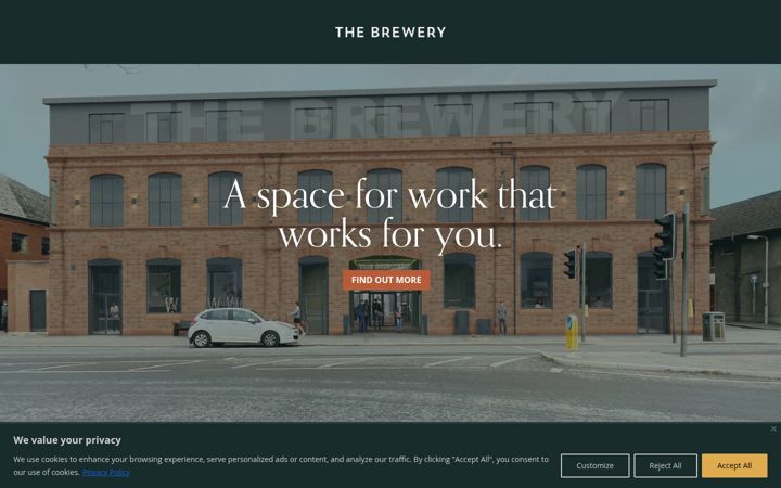 Screenshot of brewerycourt.com