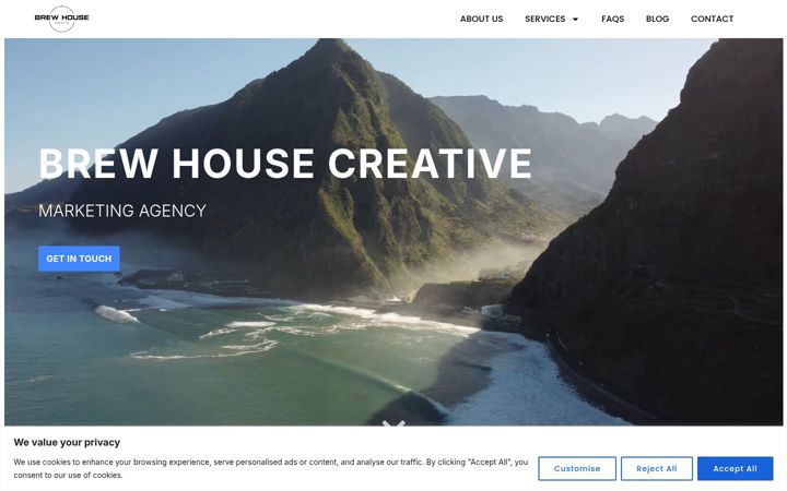 Screenshot of brewhousecreative.com