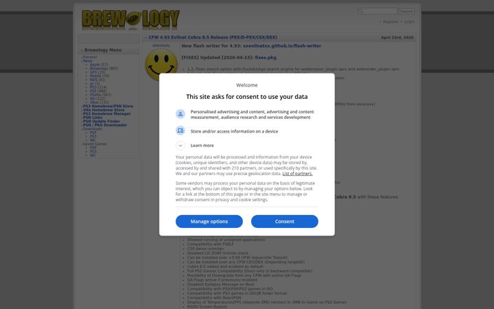 Screenshot of brewology.com