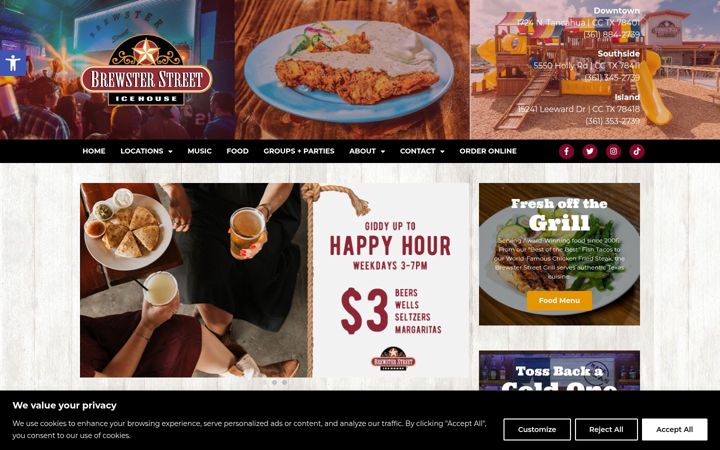 Screenshot di brewsterstreet.net