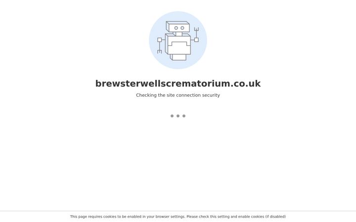 Screenshot of brewsterwellscrematorium.co.uk