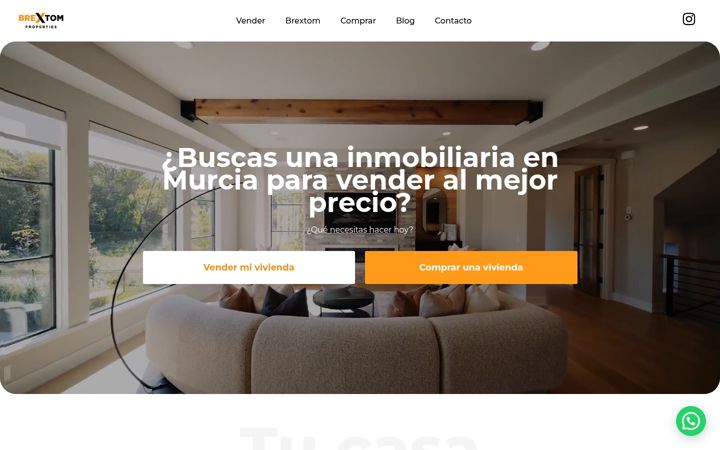 Screenshot of brextom.com