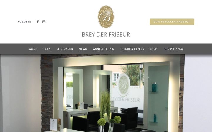 Skjermbilde av brey-derfriseur.de