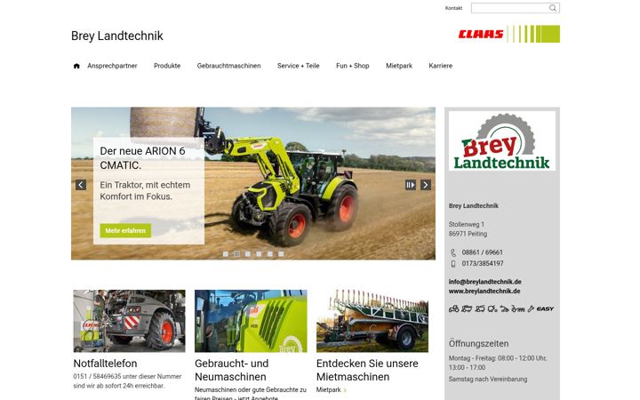 Screenshot of breylandtechnik.de