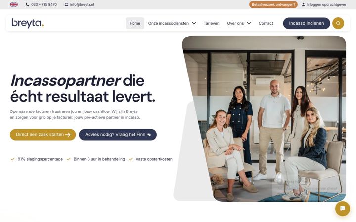 Screenshot of breyta.nl
