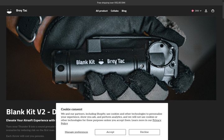 Screenshot of breytac.com