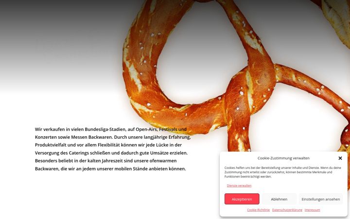 Skjermbilde av brezel-connection.de