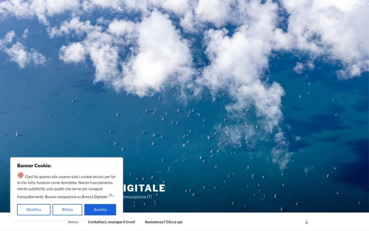 Screenshot of brezzadigitale.it