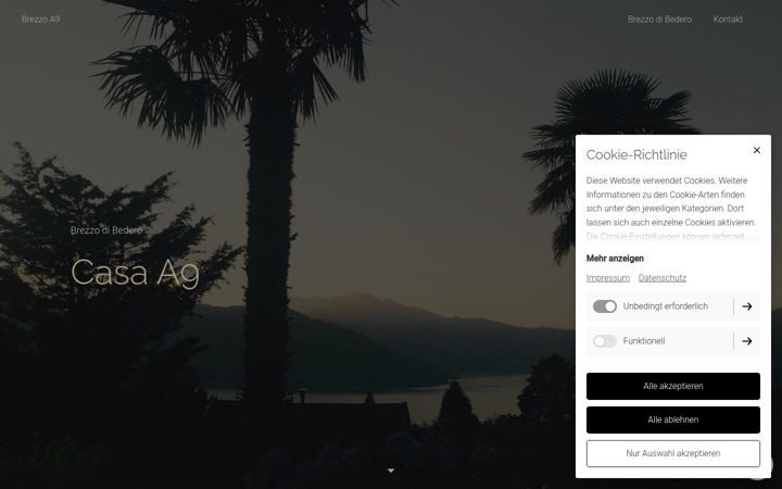 Screenshot of brezzodibedero.ch