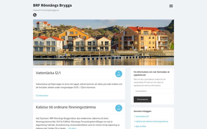 Screenshot του brf-ronnangsbrygga.se