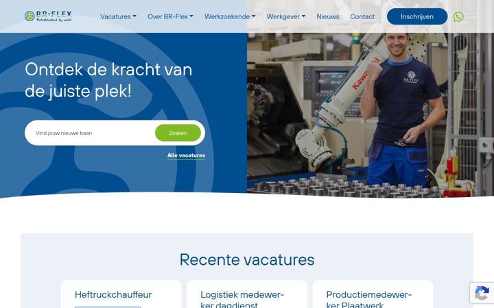 Ekrano kopija brflex.nl