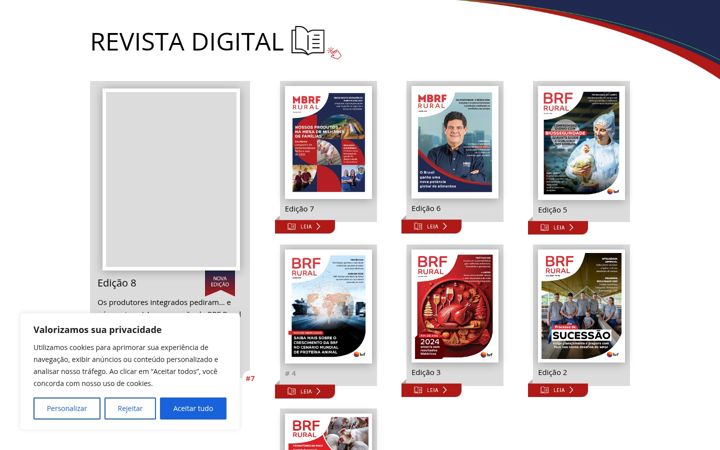 Screenshot of brfrural.com.br