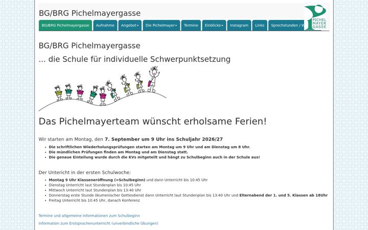 Screenshot of brg-pichelmayergasse.at