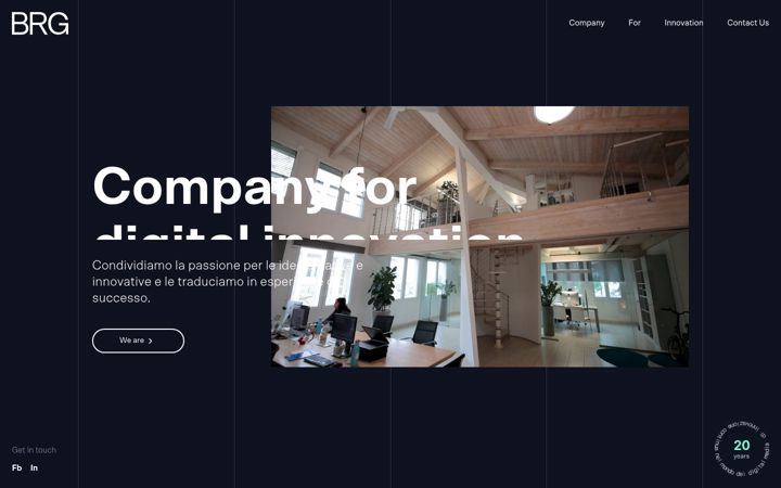 Screenshot of brgcommunication.it