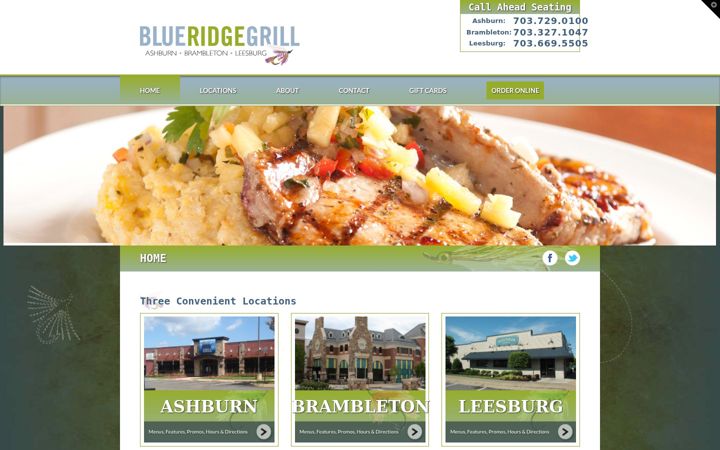 Screenshot of brgrill.com