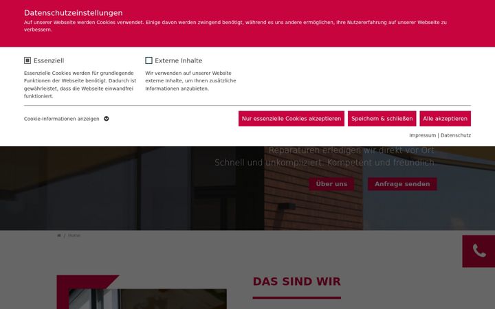 Screenshot of brh-bauelemente.de