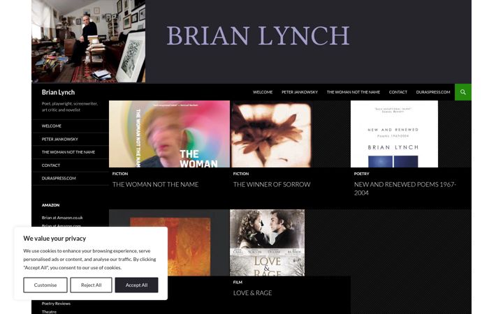 Screenshot of brian-lynch.com