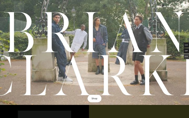 Screenshot of brianclarkeshop.com
