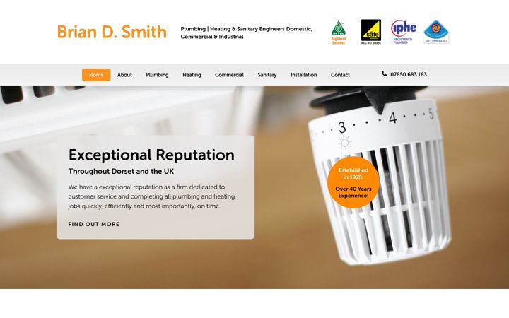 Screenshot ta' briandsmith.co.uk