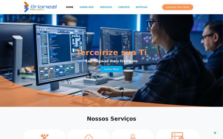 Screenshot of brianezi.com.br