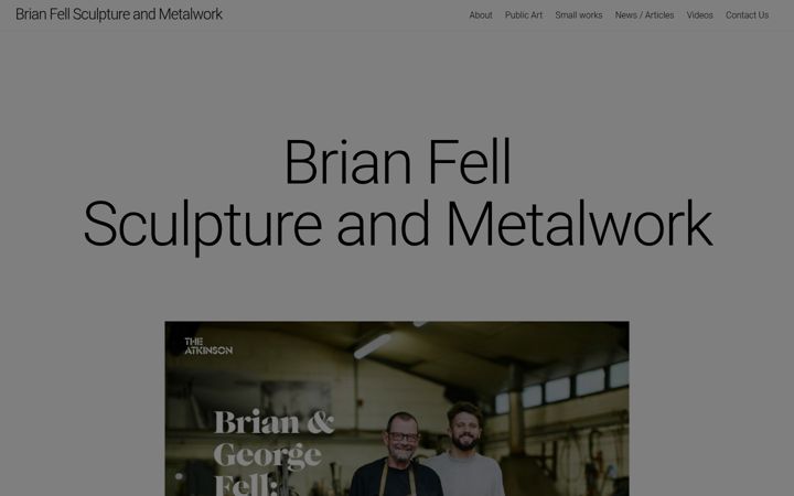 Screenshot of brianfell.org.uk