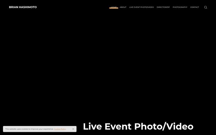 Screenshot of brianhashimoto.com