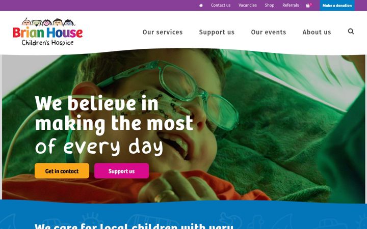 Screenshot van brianhouse.org.uk