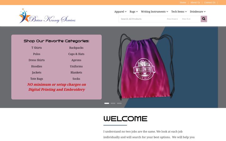 Screenshot of briankenneyservices.com