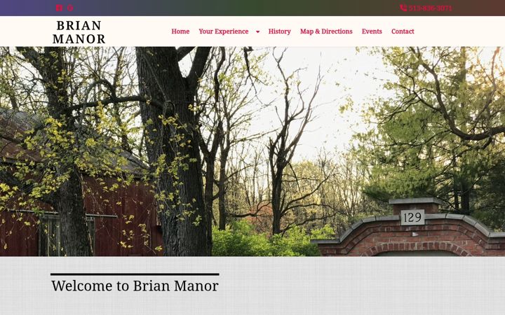Screenshot di brianmanor.net