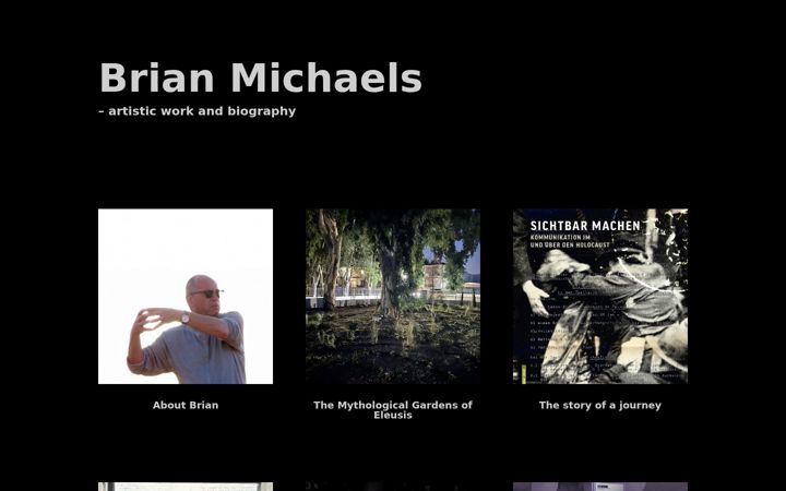 Screenshot of brianmichaels.eu