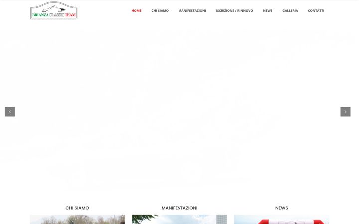 Screenshot of brianzaclassicteam.it