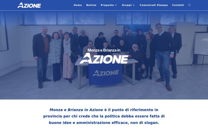 Екранна снимка на brianzainazione.it