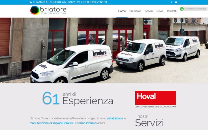 Screenshot of briatoreasti.it