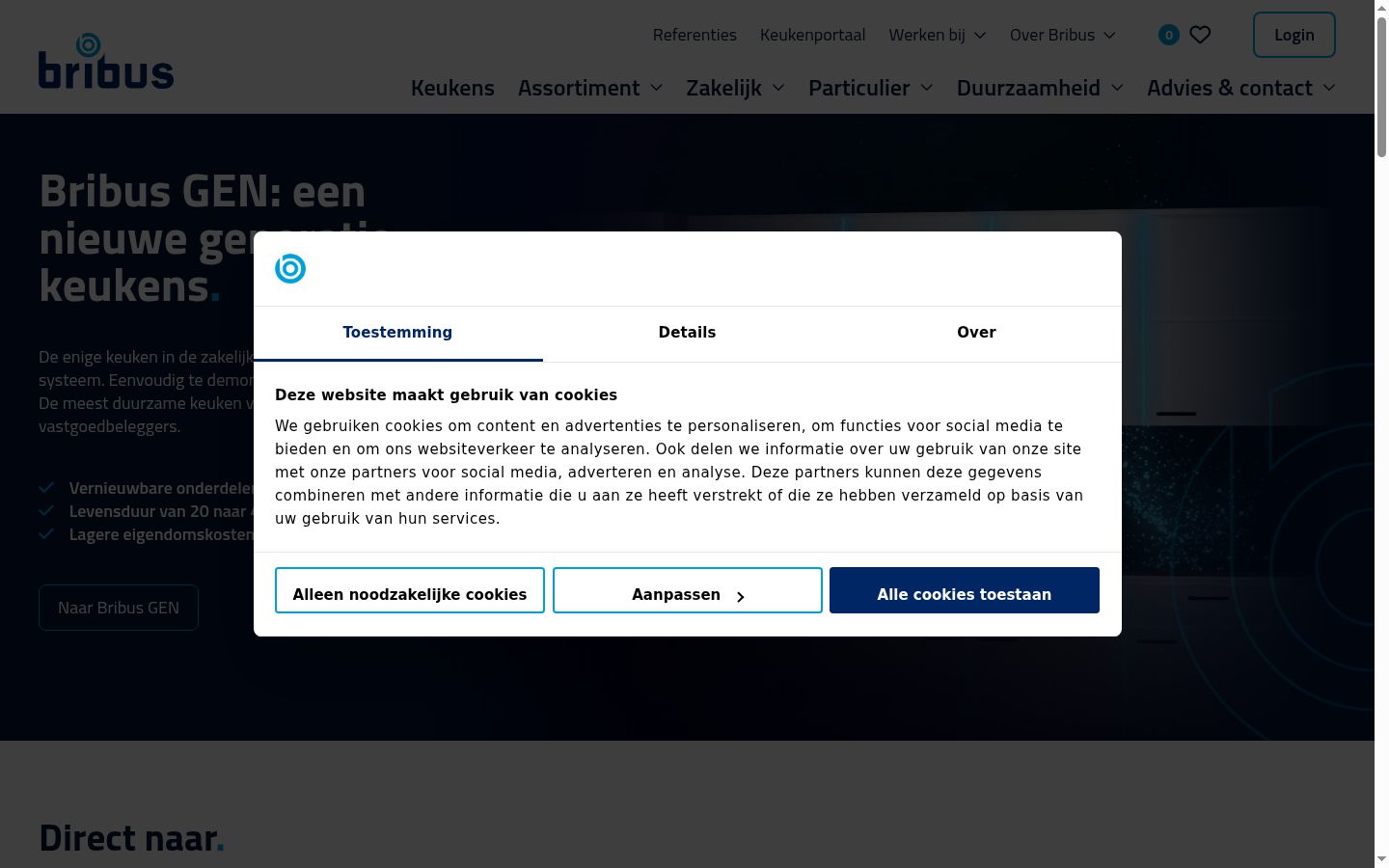 Sutikimo reklamjuostės, rodytos prieš bet kokią sąveiką, ekrano kopija