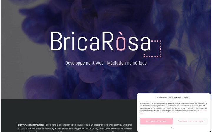 Screenshot of bricarosa.fr