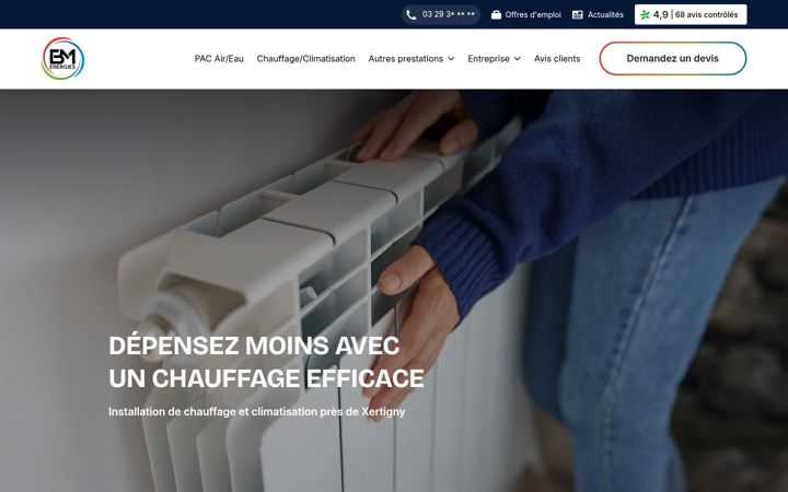 Screenshot of brice-marcel-energies.com