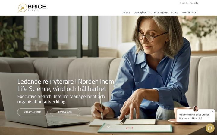 Screenshot of brice.se