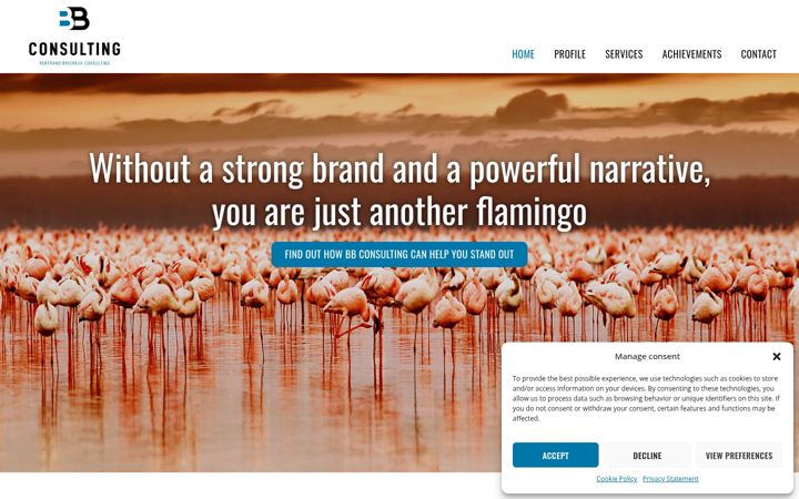 Screenshot of bricheuxconsulting.com