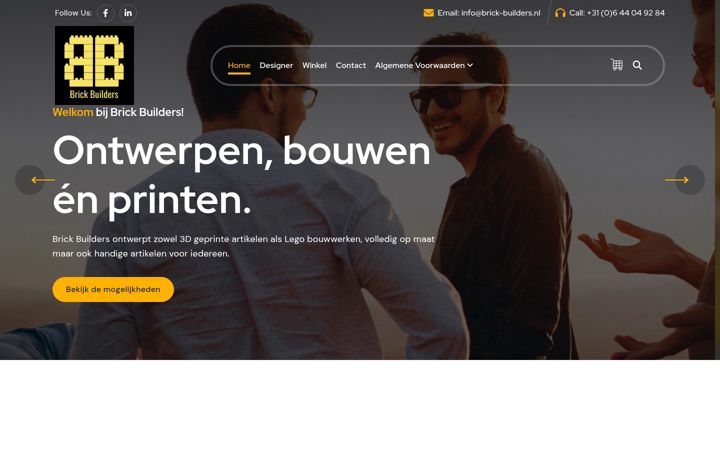 Screenshot of brick-builders.nl