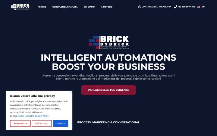 Screenshot of brick-by-brick.it