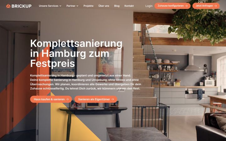 Screenshot of brick-up.com