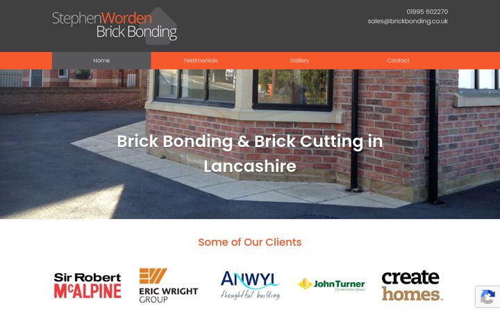 Screenshot of brickbonding.co.uk
