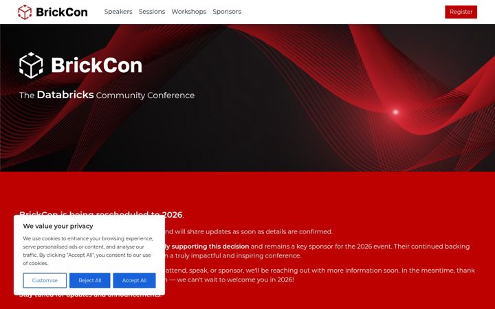 Screenshot of brickcon.ai