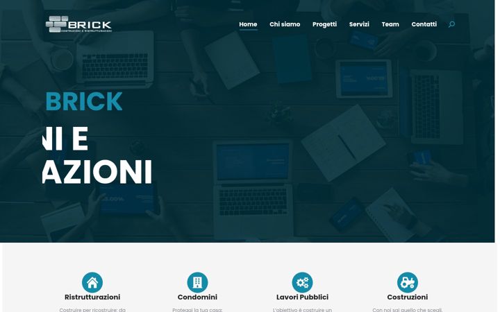 Screenshot of brickcostruzioni.com