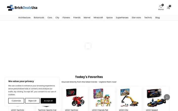 Screenshot of brickdealsusa.com